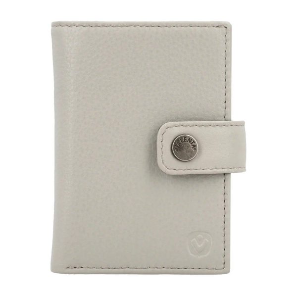 Valenta 588409 Δερμάτινο Πορτοφόλι Καρτών MagSafe με RFID Luxe Creme