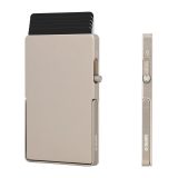 Valenta 589321 Cardprotector Stand Πορτοφόλι Καρτών Αλουμινίου MagSafe Natural 1