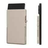 Valenta 589321 Cardprotector Stand Πορτοφόλι Καρτών Αλουμινίου MagSafe Natural 3