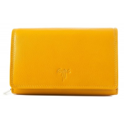 Kion 6022 πορτοφολι Δέρμα κίτρινο