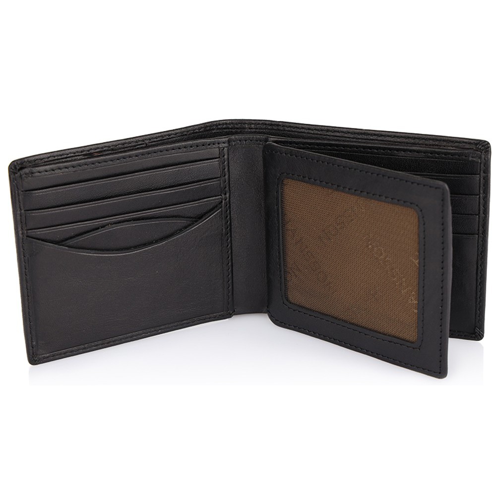 HANSSON ΠΟΡΤΟΦΟΛΙ ΚΑΡΤΩΝ 6513-00 ΜΑΥΡΟ Πορτοφόλια