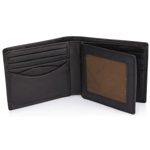 HANSSON ΠΟΡΤΟΦΟΛΙ ΚΑΡΤΩΝ 6513-00 ΜΑΥΡΟ Πορτοφόλια