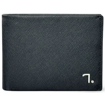 7.Dots 70-001 Men's Leather Wallet Saturn Black