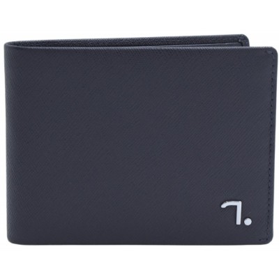 7.Dots 70-001 Men's Leather Wallet Saturn Blue
