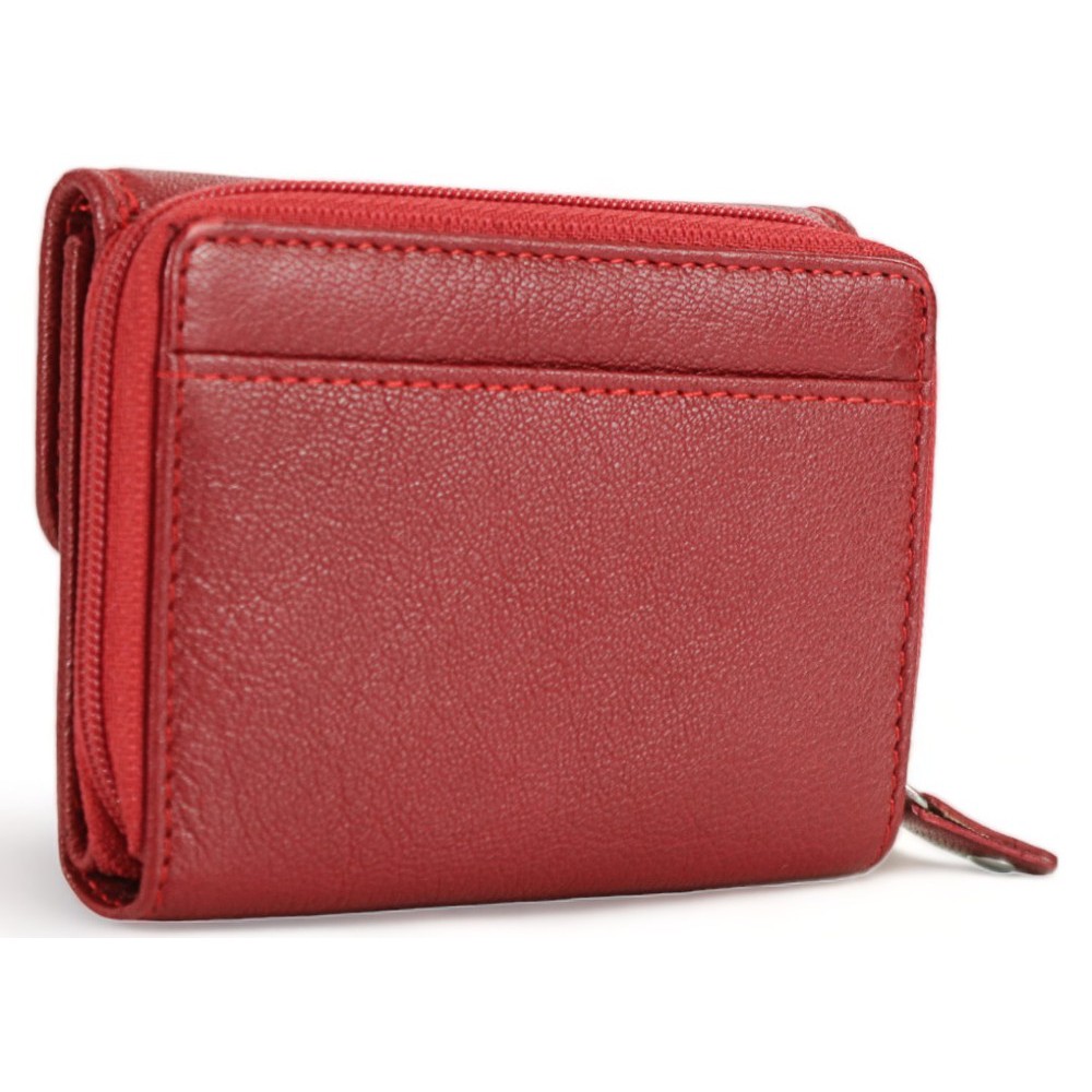 Kion 7151 Γυναικείο Πορτοφόλι Δέρμα Κόκκινο Πορτοφόλια