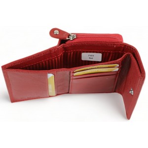 Kion 7151 Γυναικείο Πορτοφόλι Δέρμα Κόκκινο Πορτοφόλια