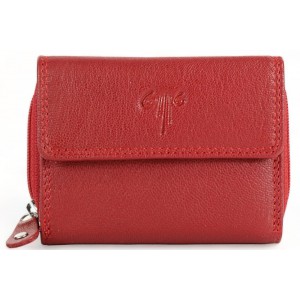 Kion 7151 Γυναικείο Πορτοφόλι Δέρμα Κόκκινο Πορτοφόλια