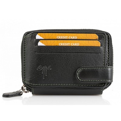 Kion 7231 Black Leather Wallet