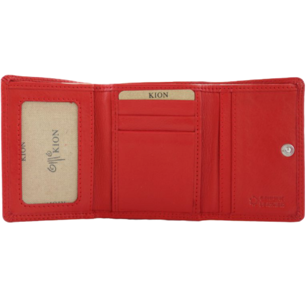 Γυναικείο Πορτοφόλι δέρμα kion 335 κόκκινο Wallets