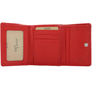 Γυναικείο Πορτοφόλι δέρμα kion 335 κόκκινο Wallets