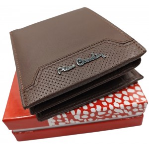 Pierre Cardin 8806 TILAK99 Δερμάτινο Ανδρικό Πορτοφόλι με RFID Καφέ Πορτοφόλια
