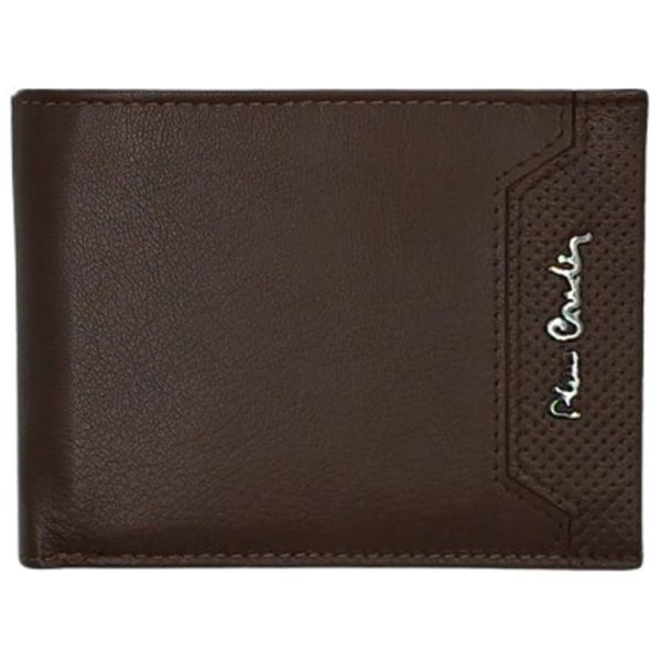 Pierre Cardin 8806 TILAK99 Δερμάτινο Ανδρικό Πορτοφόλι με RFID Καφέ