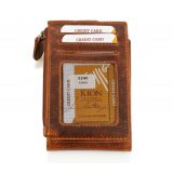 KION 9248 Καρτοθήκη δέρμα Μαύρη 4