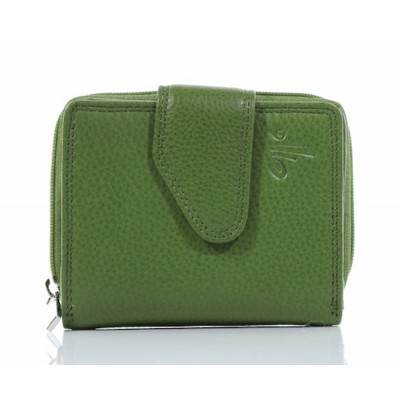 Kion AK-181 πορτοφόλι Δέρμα Πράσινο Grass