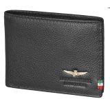 Aeronautica Militare AM-100 Δερμάτινο Ανδρικό Πορτοφόλι Μαύρο 1