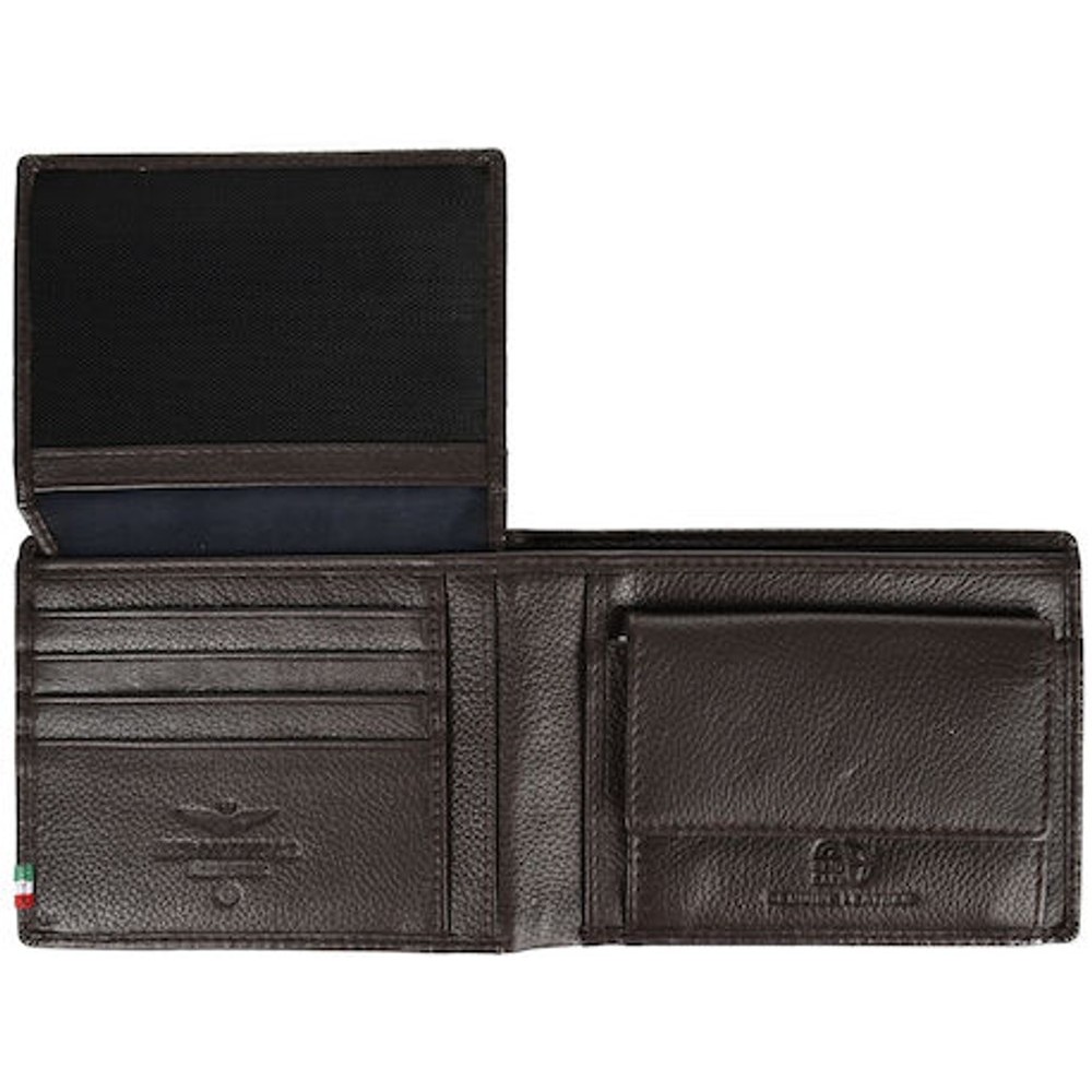 AERONAUTICA MILITARE AM-103 Leather Wallet Brown Wallets