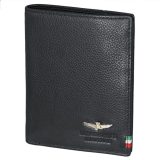 Aeronautica Militare AM-105 Δερμάτινο Ανδρικό Πορτοφόλι Μαύρο 1