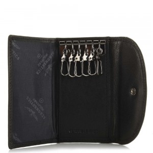 Aeronautica Militare AM-176 Leather Key Holder - Wallet Brown Wallets