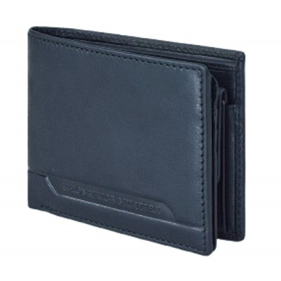 Aeronautica Militare AM-233 Men's Leather Wallet Blue