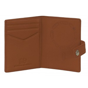 Aeronautica Militare AM-260 Mag Wallet Δερμάτινο Πορτοφόλι Καρτών με RFID Ταμπά Πορτοφόλια