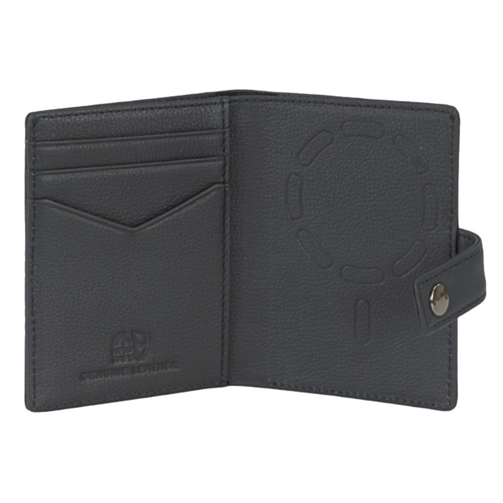 Aeronautica Militare AM-260 Mag Wallet Δερμάτινο Πορτοφόλι Καρτών με RFID Μαύρο Πορτοφόλια