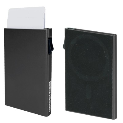 Aeronautica Militare AM-261 Mag-Cardprotector Μαγνητική Θήκη Καρτών με RFID Ανθρακί