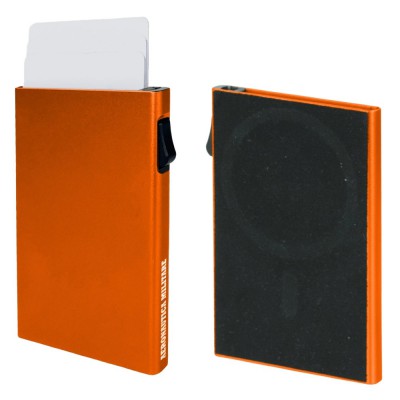 Aeronautica Militare AM-261 Mag-Cardprotector Μαγνητική Θήκη Καρτών με RFID Πορτοκαλί
