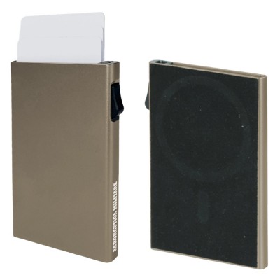 Aeronautica Militare AM-261 Mag-Cardprotector Μαγνητική Θήκη Καρτών με RFID Μπρονζέ