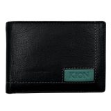 Kion AS-700 Ανδρικό Δερμάτινο Πορτοφόλι με RFID Μαύρο 1