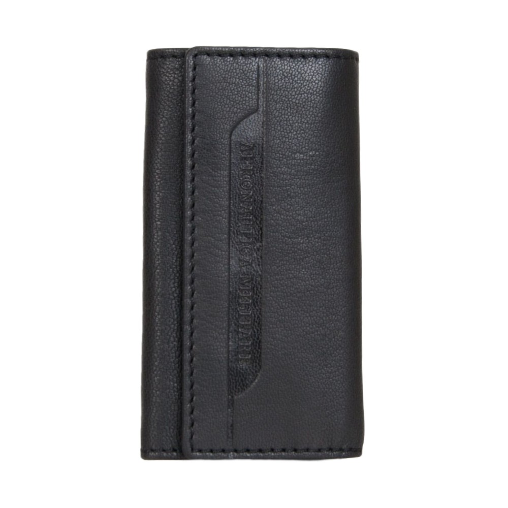Aeronautica Militare AM-237 Black Leather Key Holder Wallets
