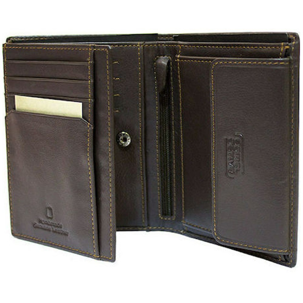 Camel Active Vegas Δερμάτινο Ανδρικό Πορτοφόλι B34-707-20 Καφέ  Wallets