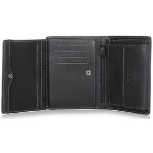 Camel Active Vegas Δερμάτινο Ανδρικό Πορτοφόλι B34-707-60 Μαύρο Wallets