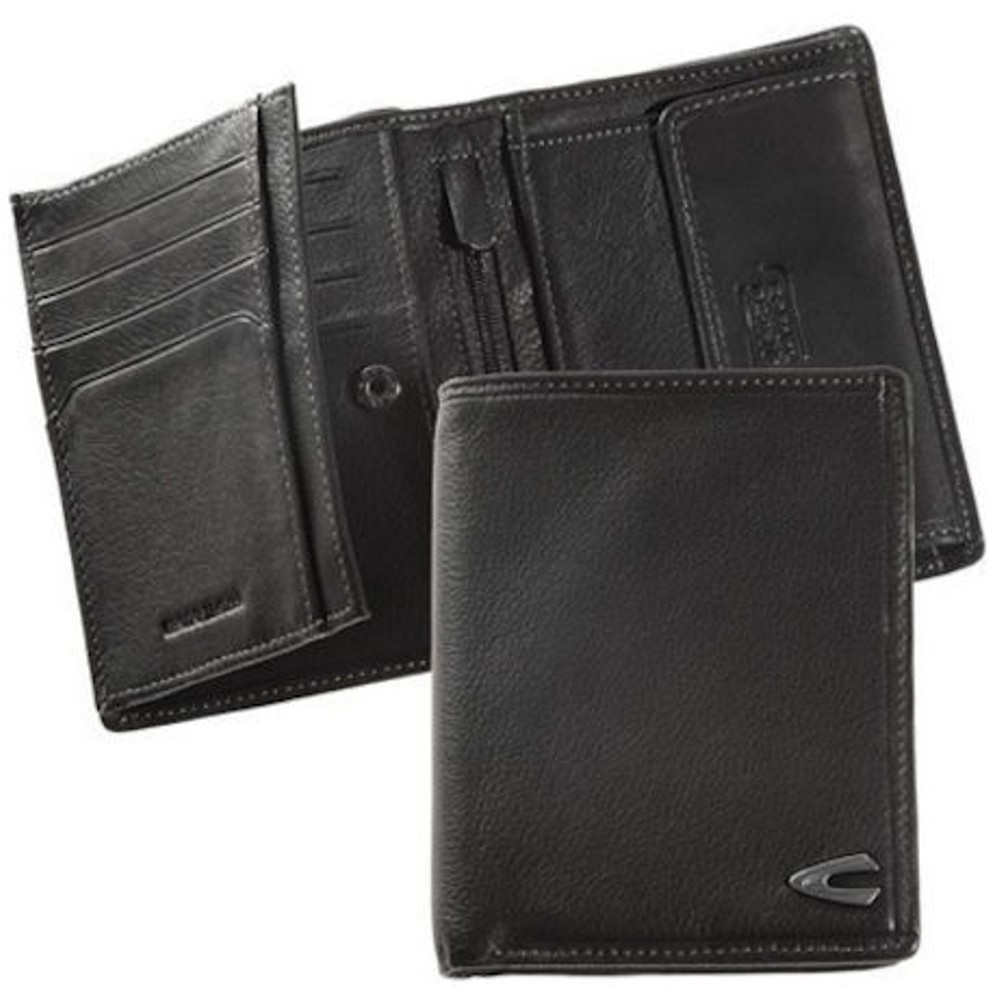 Camel Active Vegas Δερμάτινο Ανδρικό Πορτοφόλι B34-707-60 Μαύρο Wallets