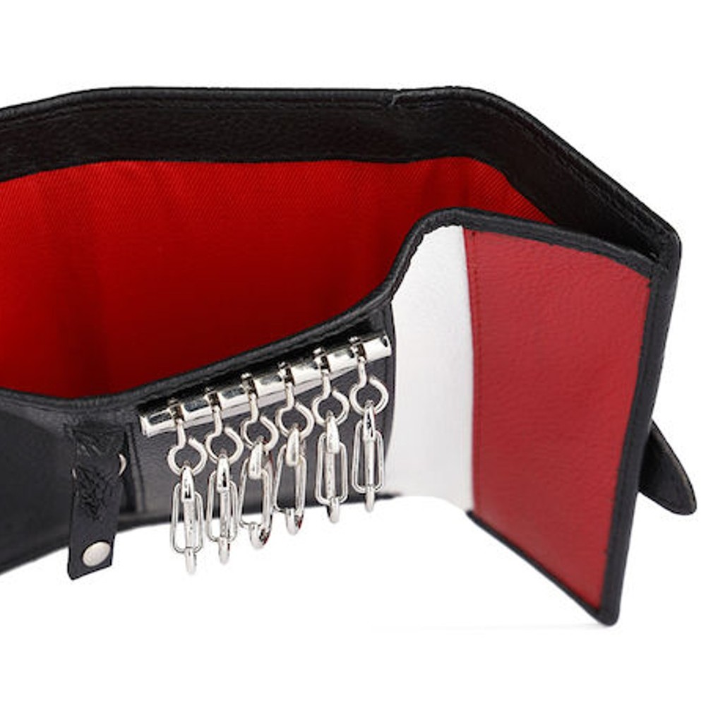 Beverly Hills Polo Club BH-1355 Δερμάτινη Κλειδοθήκη Μαύρη Wallets