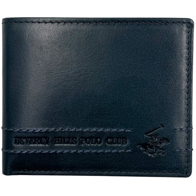 Beverly Hills Polo Club BH-1740 Δέρμα Πορτοφόλι Μπλε