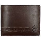 Beverly Hills Polo Club BH-1742 Δέρμα Πορτοφόλι Καφέ 1