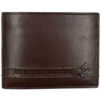 Beverly Hills Polo Club BH-1742 Δέρμα Πορτοφόλι Καφέ