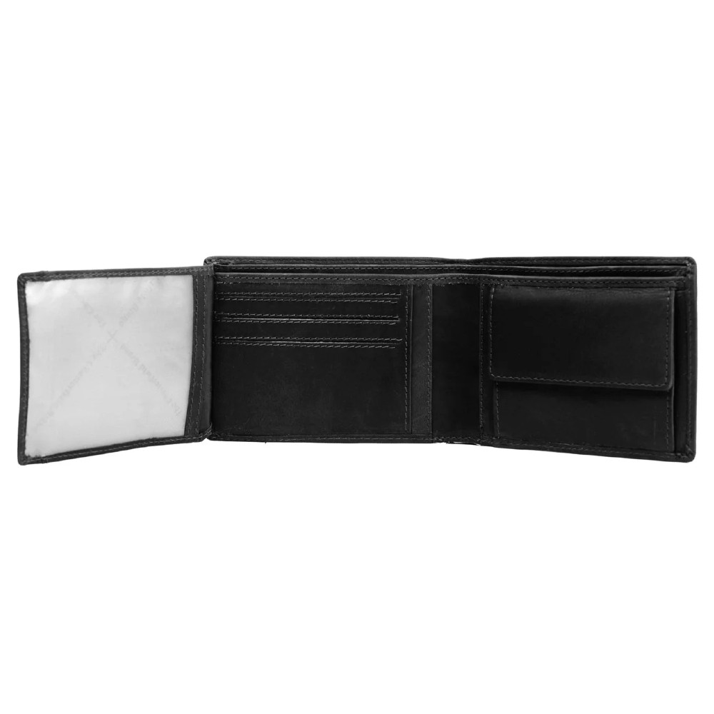 The Chesterfield Brand C08.017300 Δερμάτινο Ανδρικό Πορτοφόλι με RFID Μαύρο Πορτοφόλια
