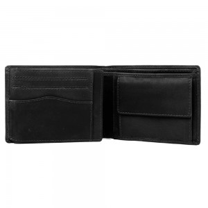 The Chesterfield Brand C08.017300 Δερμάτινο Ανδρικό Πορτοφόλι με RFID Μαύρο Πορτοφόλια