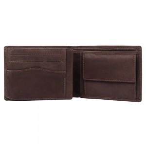 The Chesterfield Brand C08.017301 Δερμάτινο Ανδρικό Πορτοφόλι με RFID Καφέ Πορτοφόλια