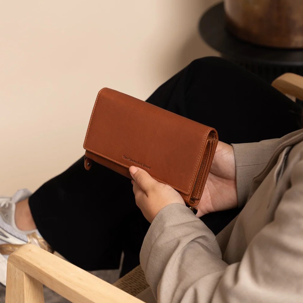 The Chesterfield Brand C08.017831 Δερμάτινο Γυναικείο Πορτοφόλι με RFID Ταμπά Πορτοφόλια