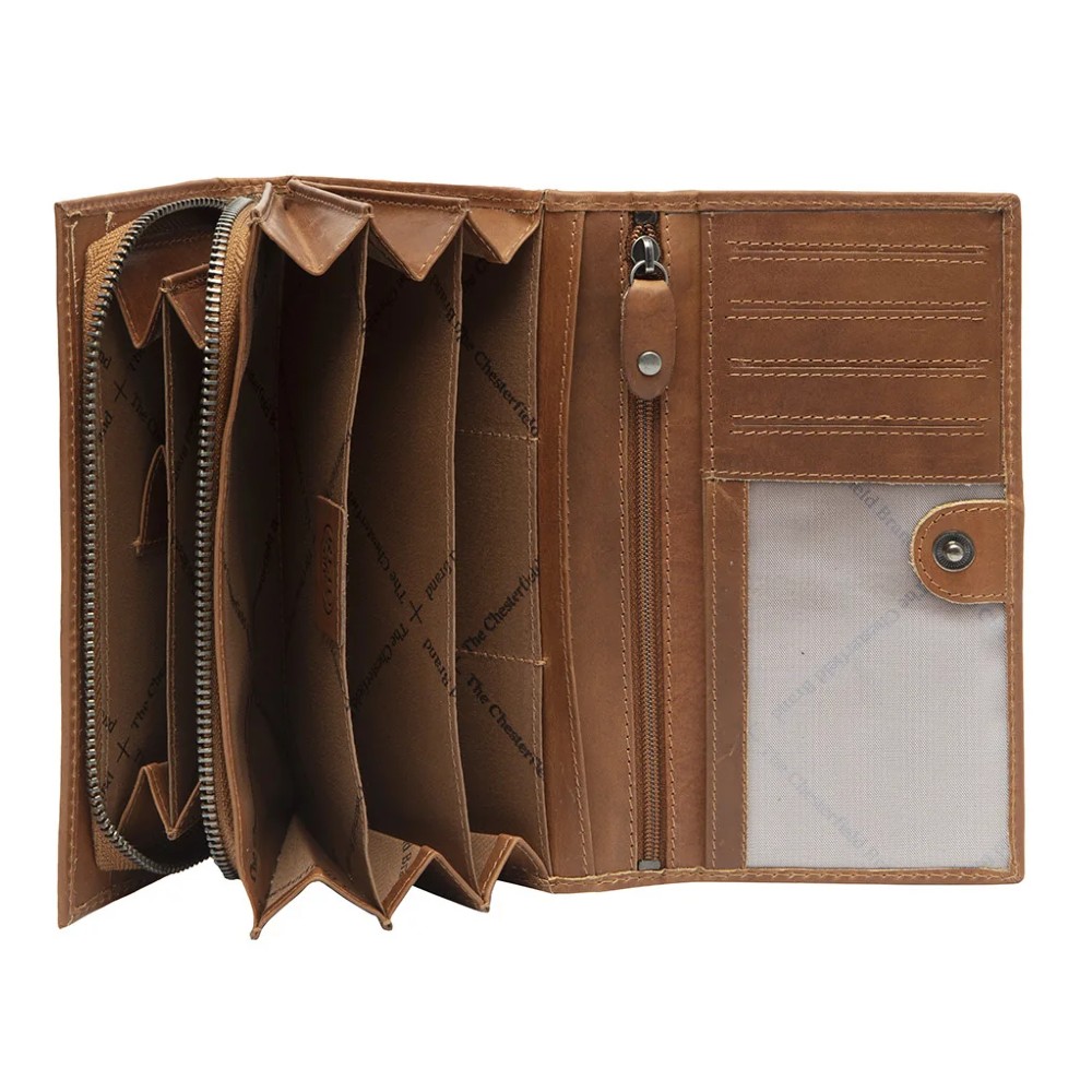 The Chesterfield Brand C08.017831 Δερμάτινο Γυναικείο Πορτοφόλι με RFID Ταμπά Πορτοφόλια