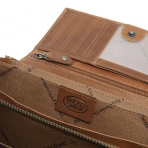 The Chesterfield Brand C08.017831 Δερμάτινο Γυναικείο Πορτοφόλι με RFID Ταμπά Πορτοφόλια