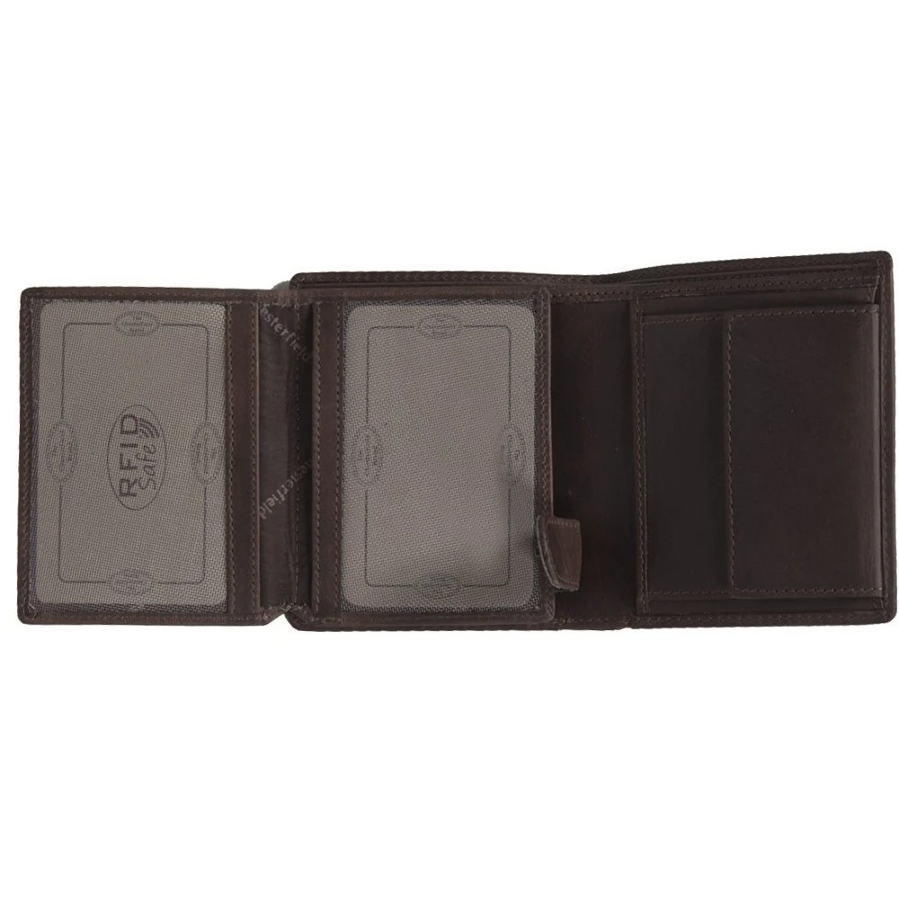 The Chesterfield Brand C08.040701 Leather Men's Wallet with RFID Brown Wallets