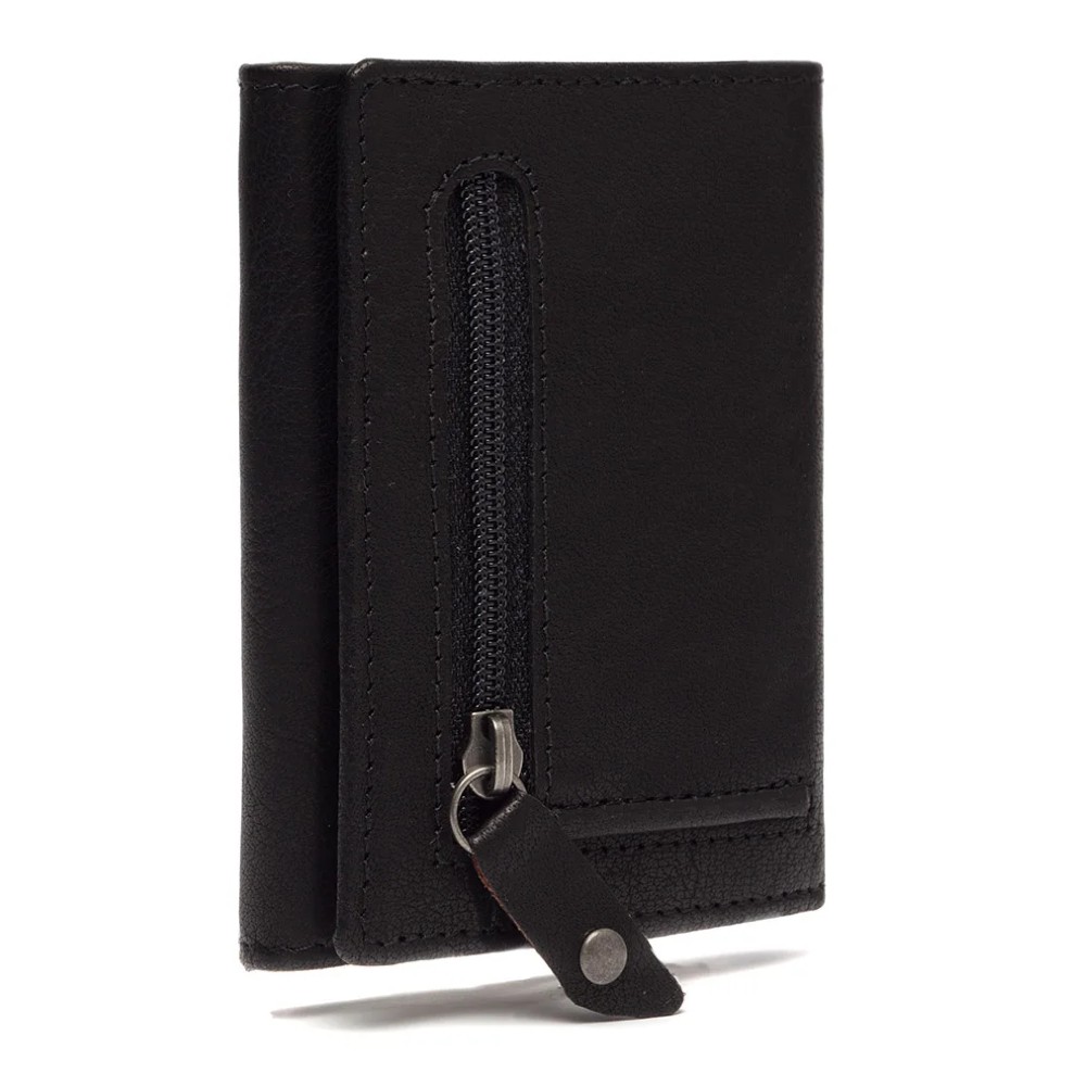 The Chesterfield Brand C08.044100 Card Holder Δερμάτινο Πορτοφόλι Καρτών με RFID Μαύρο Πορτοφόλια