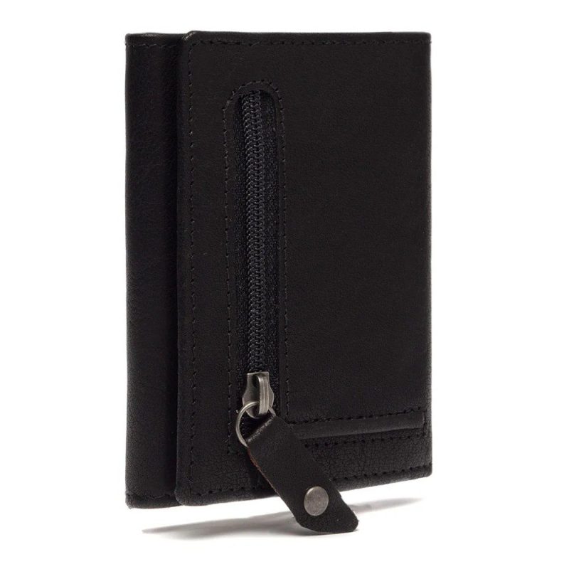 The Chesterfield Brand C08.044100 Card Holder Δερμάτινο Πορτοφόλι Καρτών με RFID Μαύρο The Chesterfield