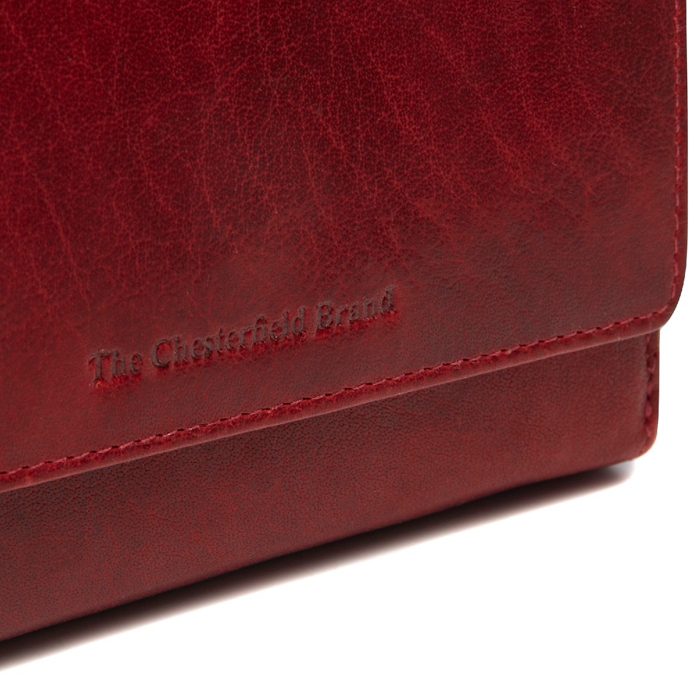 The Chesterfield Brand C08.044504 Δερμάτινο Γυναικείο Πορτοφόλι με RFID Κόκκινο Πορτοφόλια