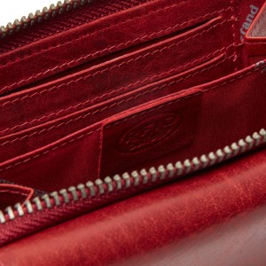 The Chesterfield Brand C08.044504 Δερμάτινο Γυναικείο Πορτοφόλι με RFID Κόκκινο Πορτοφόλια