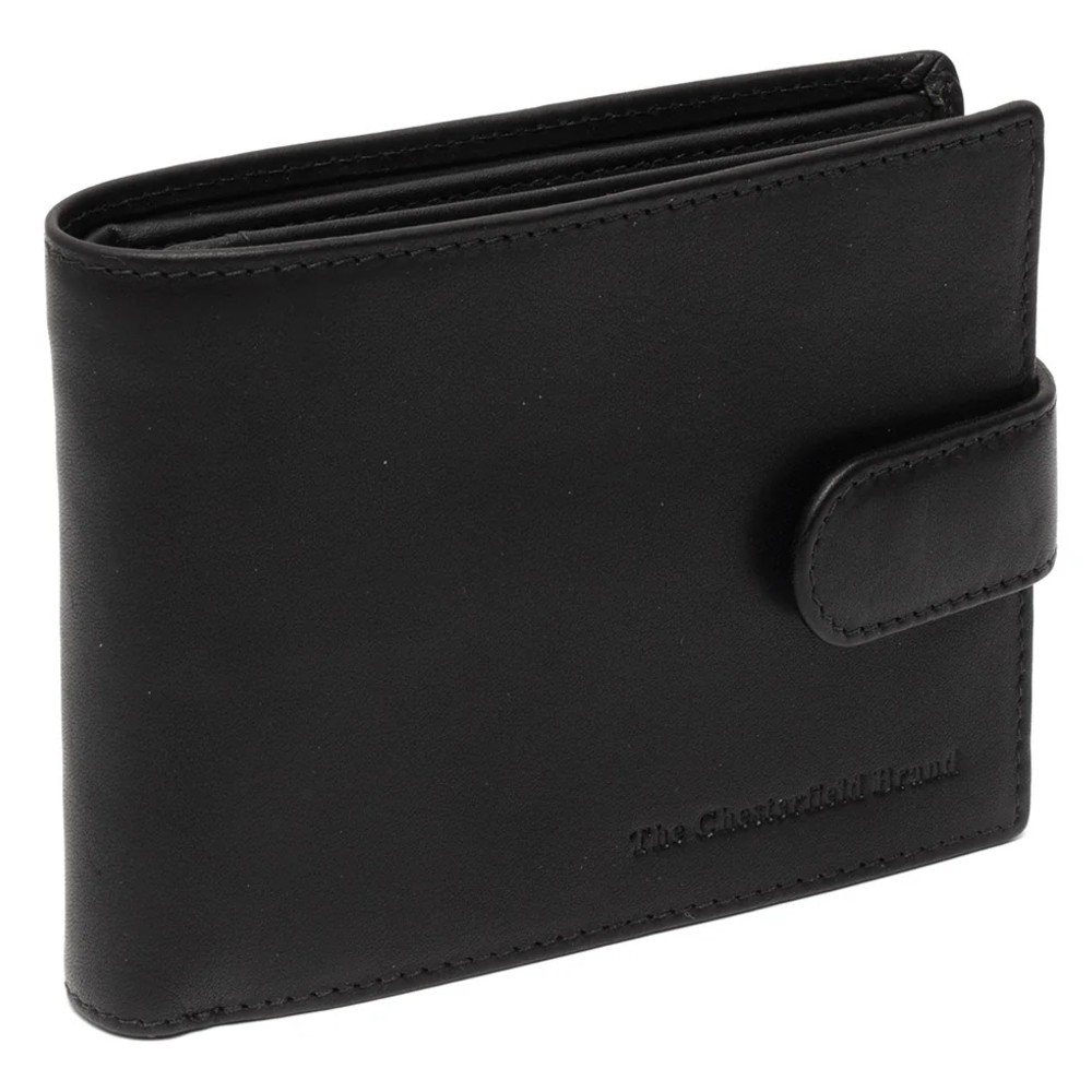 The Chesterfield Brand C08.051200 Δερμάτινο Ανδρικό Πορτοφόλι με RFID Μαύρο Πορτοφόλια