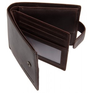 The Chesterfield Brand C08.051201 Δερμάτινο Ανδρικό Πορτοφόλι με RFID Καφέ Πορτοφόλια